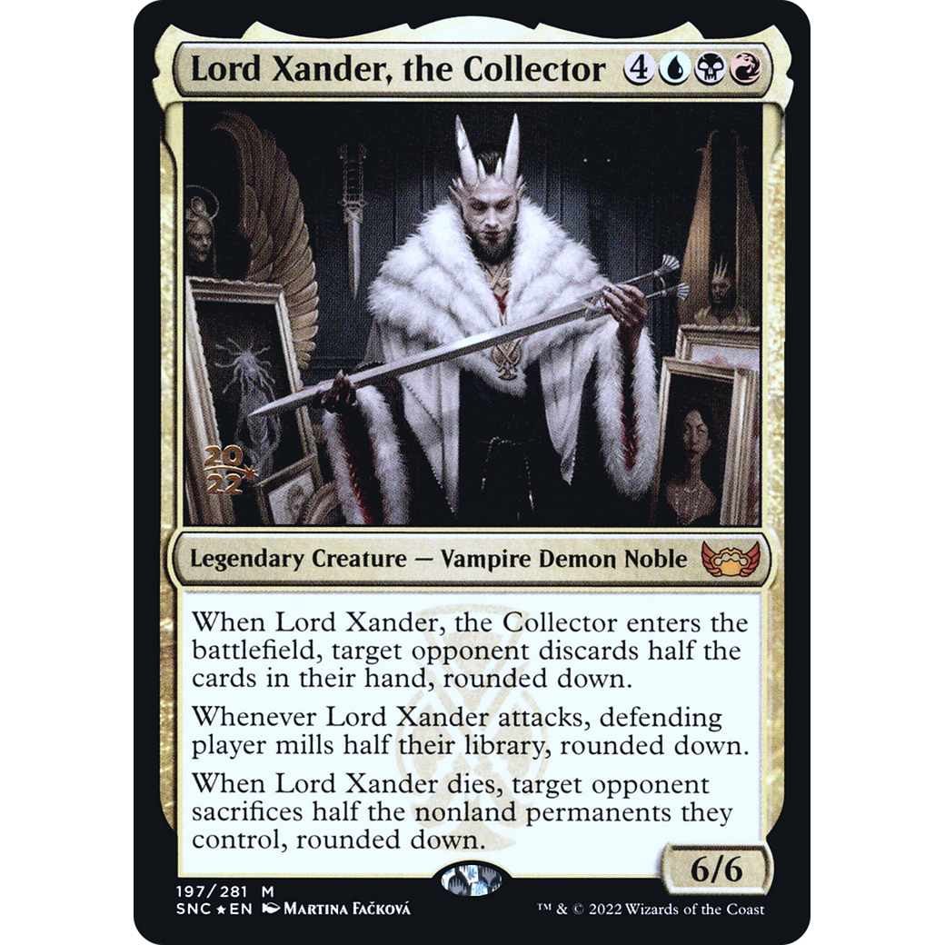 Lord Xander, the Collector (PRE-197) - Streets of New Capenna Promos Foil