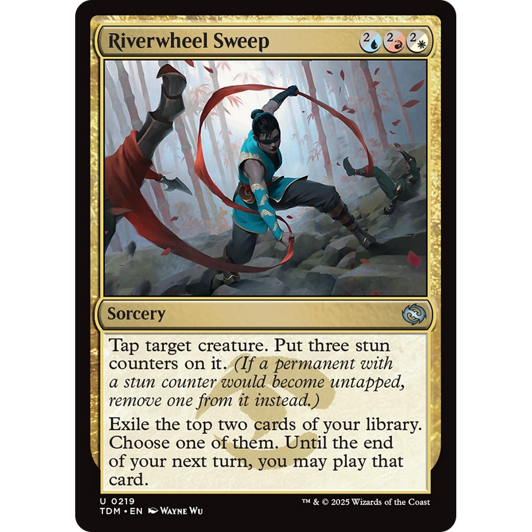 Riverwheel Sweep (TDM-219) - Tarkir: Dragonstorm Foil