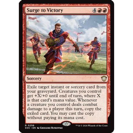 Surge to Victory (SOC-256) - Commander: Secrets of Strixhaven