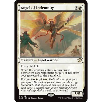 Angel of Indemnity (SOC-133) - Commander: Secrets of Strixhaven