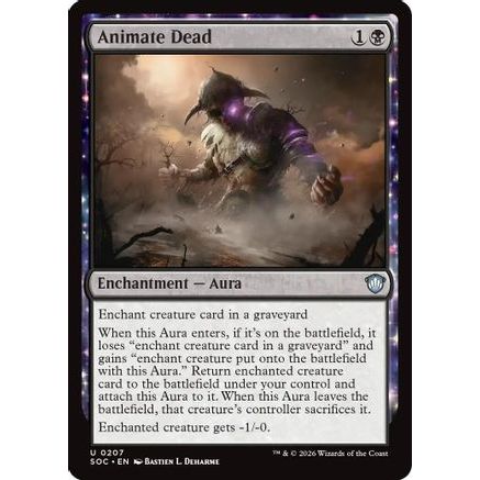 Animate Dead (SOC-207) - Commander: Secrets of Strixhaven