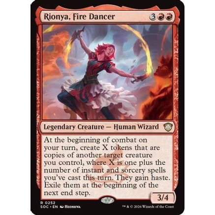 Rionya, Fire Dancer (SOC-252) - Commander: Secrets of Strixhaven