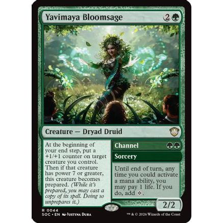 Yavimaya Bloomsage (SOC-044) - Commander: Secrets of Strixhaven