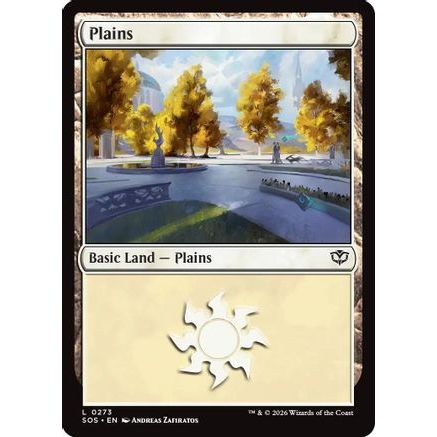 Plains (0273) (SOS-273) - Secrets of Strixhaven Foil