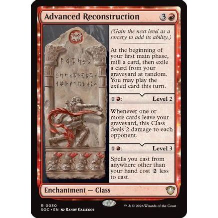 Advanced Reconstruction (SOC-030) - Commander: Secrets of Strixhaven