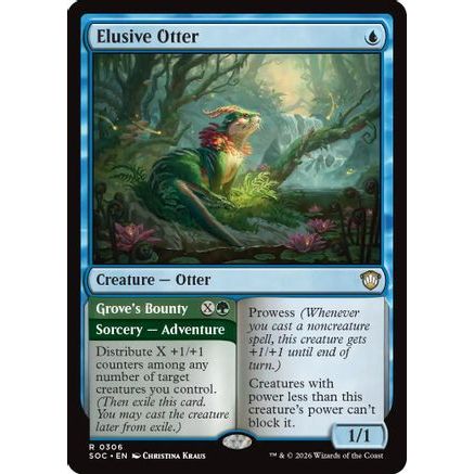 Elusive Otter (SOC-306) - Commander: Secrets of Strixhaven