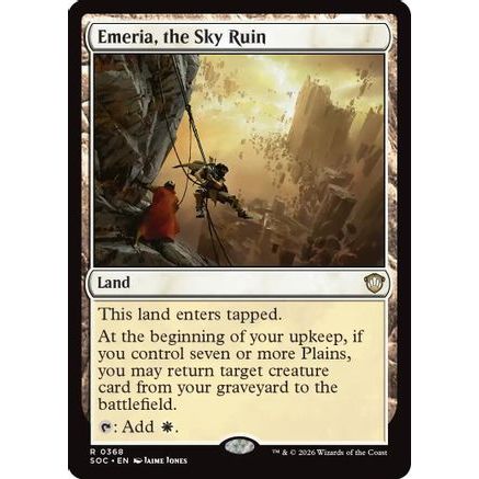Emeria, the Sky Ruin (SOC-368) - Commander: Secrets of Strixhaven