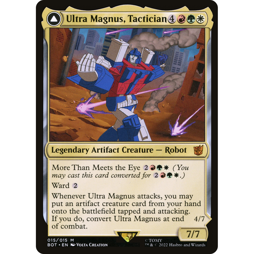 Ultra Magnus, Tactician (BOT-015) - Transformers: (convertdfc) Foil