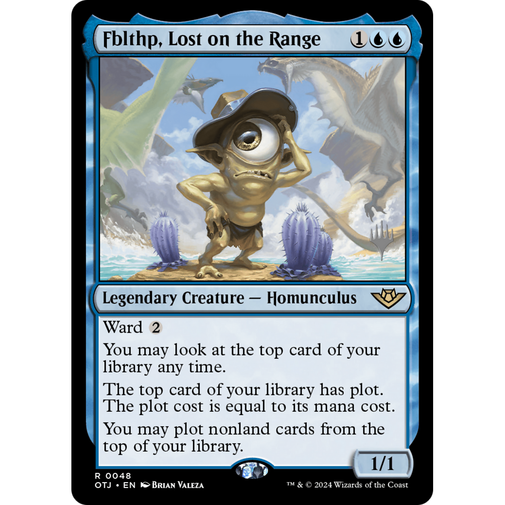 Fblthp, Lost on the Range (PPOTJ-48P) - Outlaws of Thunder Junction Promos Foil