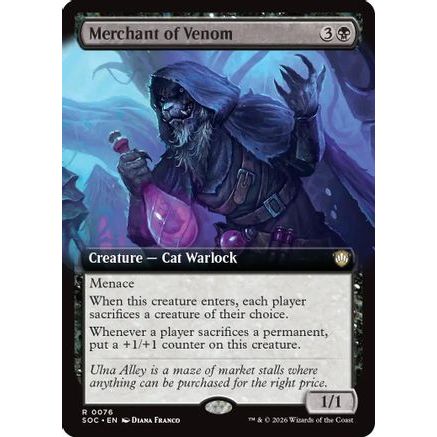 Merchant of Venom (Extended Art) (SOC-076) - Commander: Secrets of Strixhaven