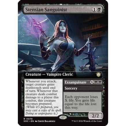 Stensian Sanguinist (Extended Art) (SOC-078) - Commander: Secrets of Strixhaven