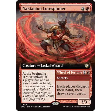 Naktamun Lorespinner (Extended Art) (SOC-081) - Commander: Secrets of Strixhaven