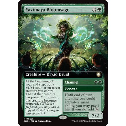 Yavimaya Bloomsage (Extended Art) (SOC-092) - Commander: Secrets of Strixhaven