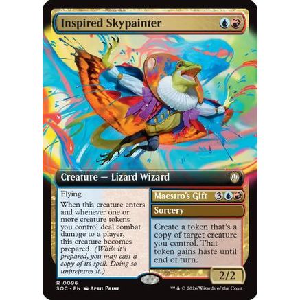 Inspired Skypainter (Extended Art) (SOC-096) - Commander: Secrets of Strixhaven