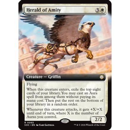Herald of Amity (Extended Art) (SOC-065) - Commander: Secrets of Strixhaven