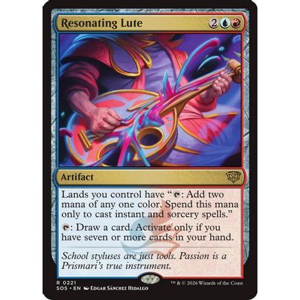 Resonating Lute (SOS-221) - Secrets of Strixhaven