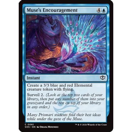 Muse's Encouragement (SOS-061) - Secrets of Strixhaven Foil