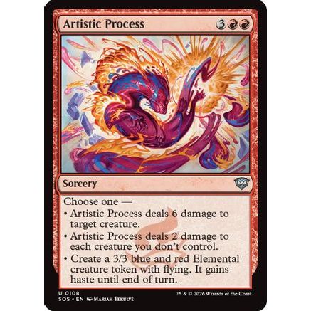 Artistic Process (SOS-108) - Secrets of Strixhaven