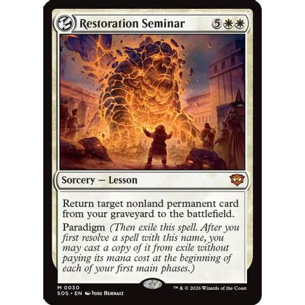 Restoration Seminar (SOS-030) - Secrets of Strixhaven