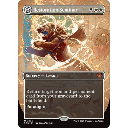Restoration Seminar (Borderless) (SOS-290) - Secrets of Strixhaven