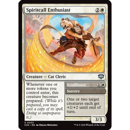 Spiritcall Enthusiast (SOS-033) - Secrets of Strixhaven Foil