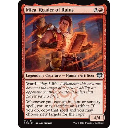 Mica, Reader of Ruins (SOS-124) - Secrets of Strixhaven Foil