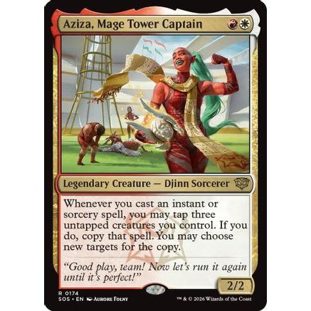 Aziza, Mage Tower Captain (SOS-174) - Secrets of Strixhaven