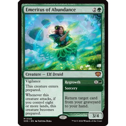Emeritus of Abundance (SOS-145) - Secrets of Strixhaven