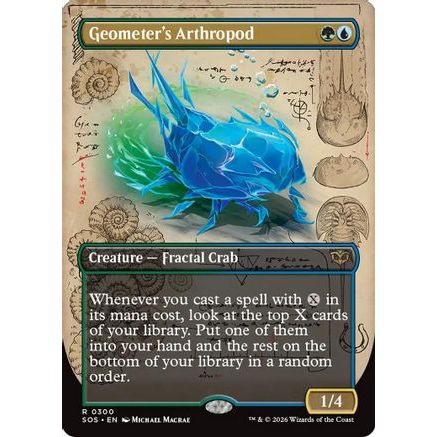 Geometer's Arthropod (Borderless) (SOS-300) - Secrets of Strixhaven