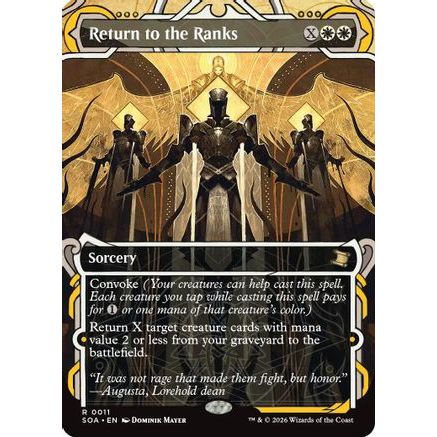 Return to the Ranks (SOA-011) - Secrets of Strixhaven: Mystical Archive Foil