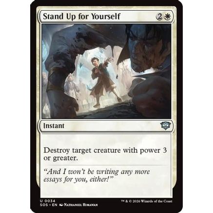 Stand Up for Yourself (SOS-034) - Secrets of Strixhaven Foil