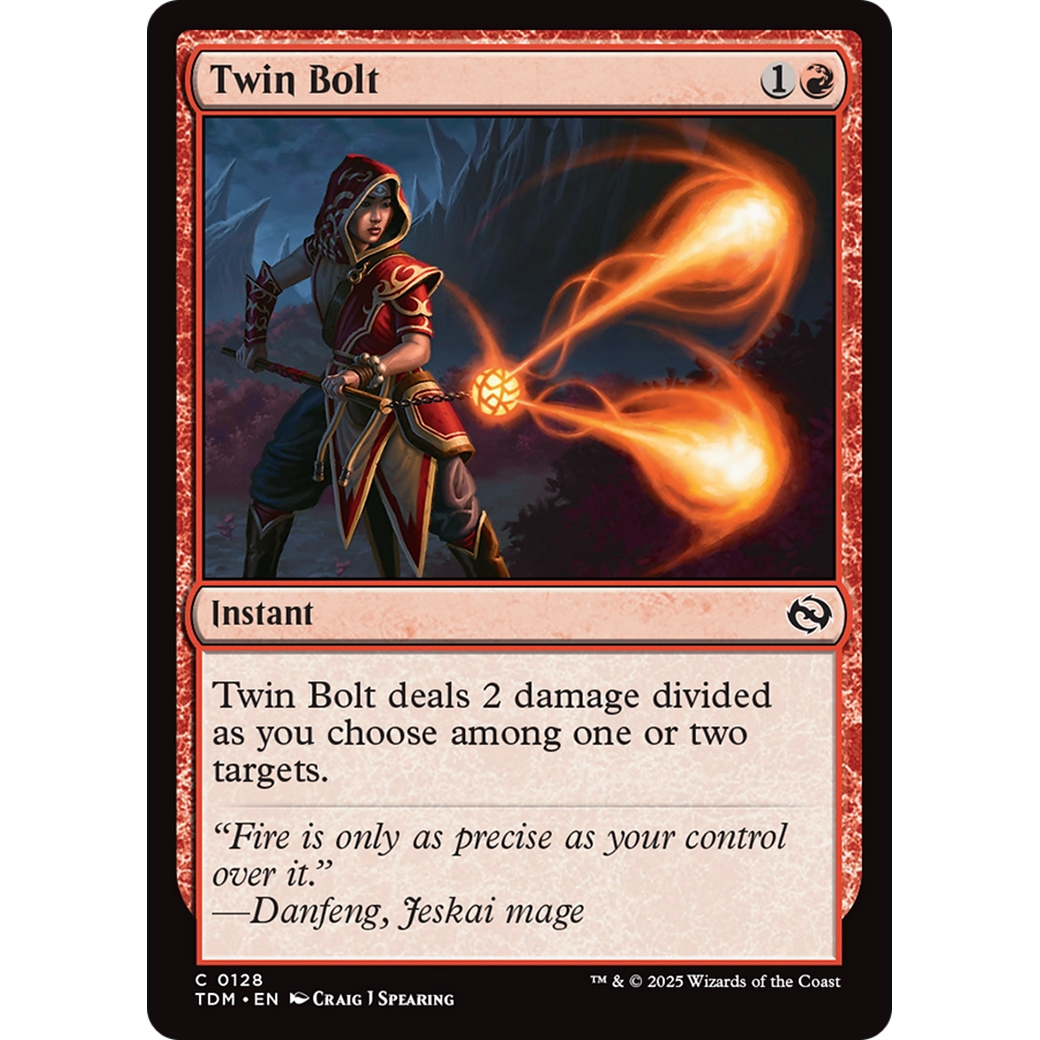 Twin Bolt (TDM-128) - Tarkir: Dragonstorm Foil