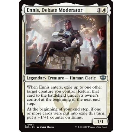 Ennis, Debate Moderator (SOS-014) - Secrets of Strixhaven Foil