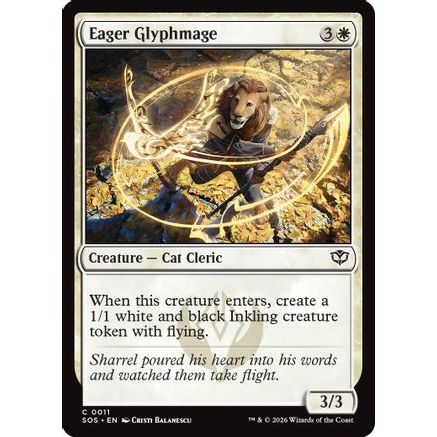 Eager Glyphmage (SOS-011) - Secrets of Strixhaven