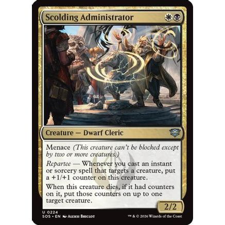 Scolding Administrator (SOS-224) - Secrets of Strixhaven