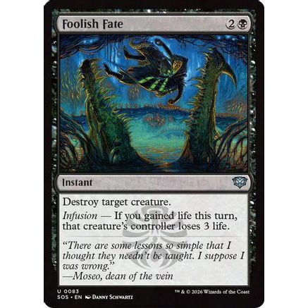 Foolish Fate (SOS-083) - Secrets of Strixhaven