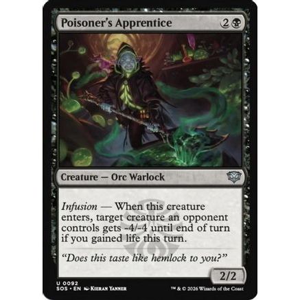 Poisoner's Apprentice (SOS-092) - Secrets of Strixhaven