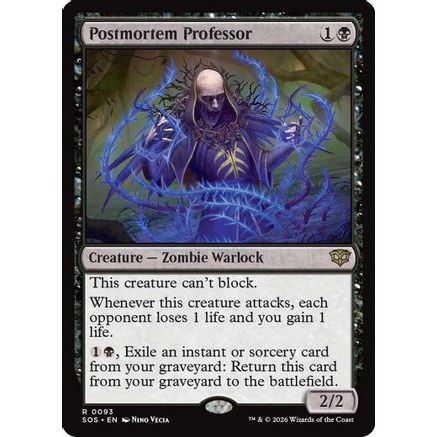Postmortem Professor (SOS-093) - Secrets of Strixhaven