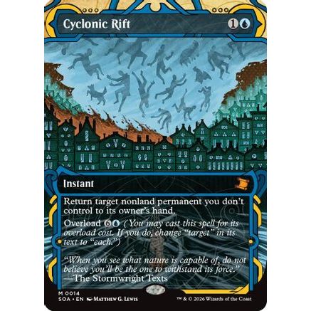 Cyclonic Rift (SOA-014) - Secrets of Strixhaven: Mystical Archive Foil