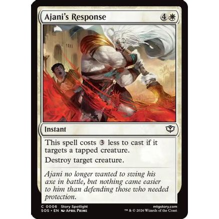 Ajani's Response (SOS-006) - Secrets of Strixhaven Foil