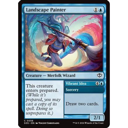 Landscape Painter (SOS-056) - Secrets of Strixhaven Foil