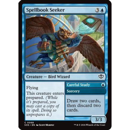 Spellbook Seeker (SOS-068) - Secrets of Strixhaven Foil