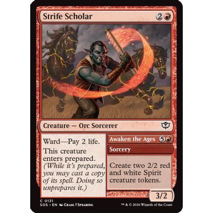 Strife Scholar (SOS-131) - Secrets of Strixhaven Foil