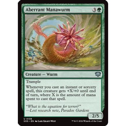 Aberrant Manawurm (SOS-138) - Secrets of Strixhaven Foil