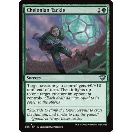 Chelonian Tackle (SOS-142) - Secrets of Strixhaven Foil