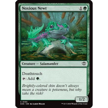Noxious Newt (SOS-155) - Secrets of Strixhaven
