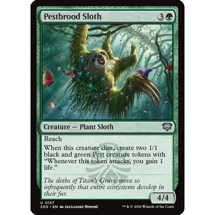 Pestbrood Sloth (SOS-157) - Secrets of Strixhaven Foil