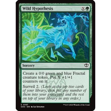 Wild Hypothesis (SOS-167) - Secrets of Strixhaven Foil