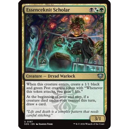 Essenceknit Scholar (SOS-187) - Secrets of Strixhaven Foil