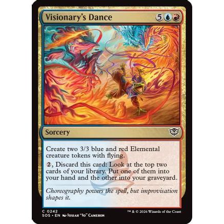 Visionary's Dance (SOS-242) - Secrets of Strixhaven Foil